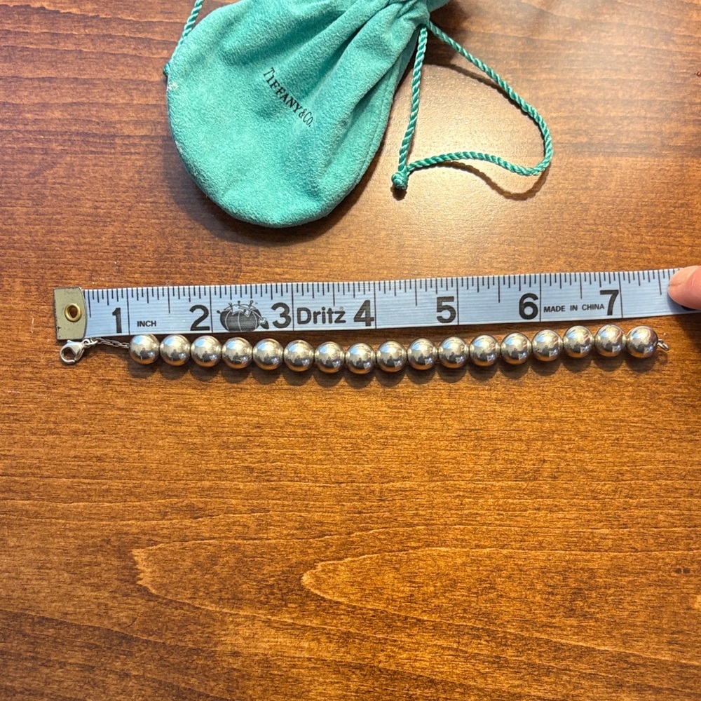 Tiffany & Co. Classic Silver Ball Bracelet - Picture 4 of 5